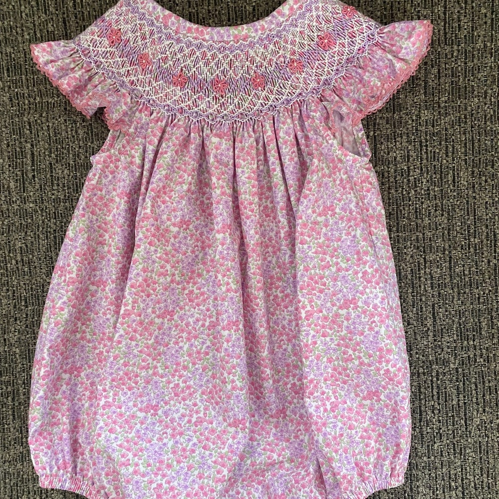 Baby Girl Smocked Bubble